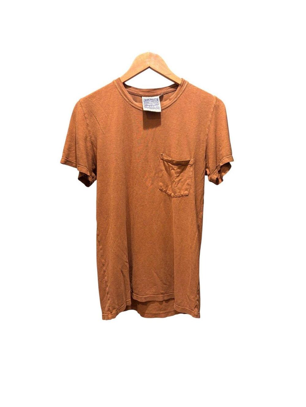 Jungmaven hemp pocket tee in terracotta sz XS